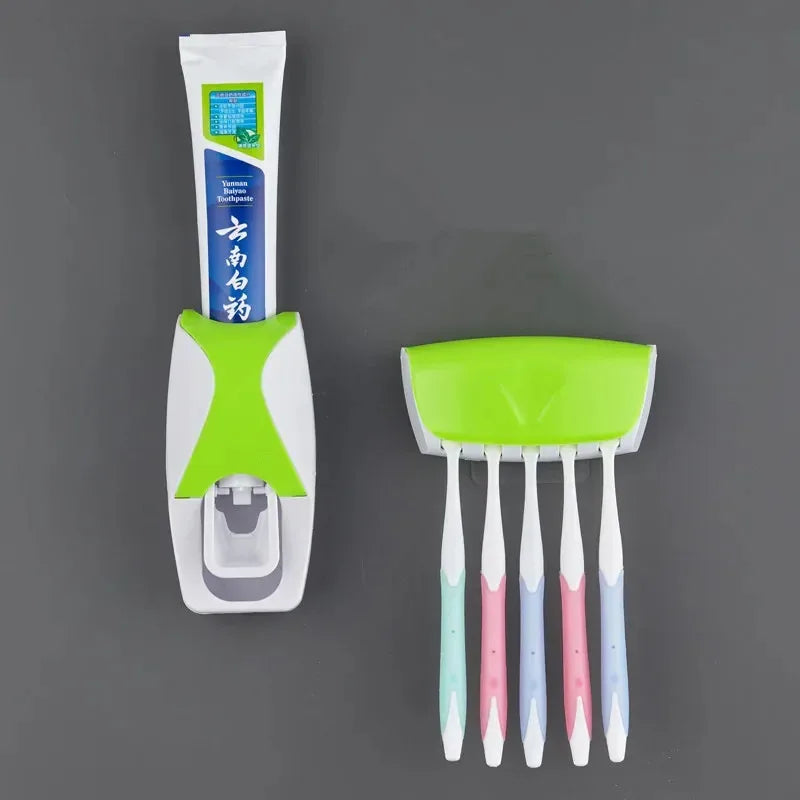 Wall-Mounted Toothbrush Holder Set