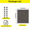 DarkOut™ Portable 100% Blackout Curtain — Suction Cup, UV Blocking, No Drill