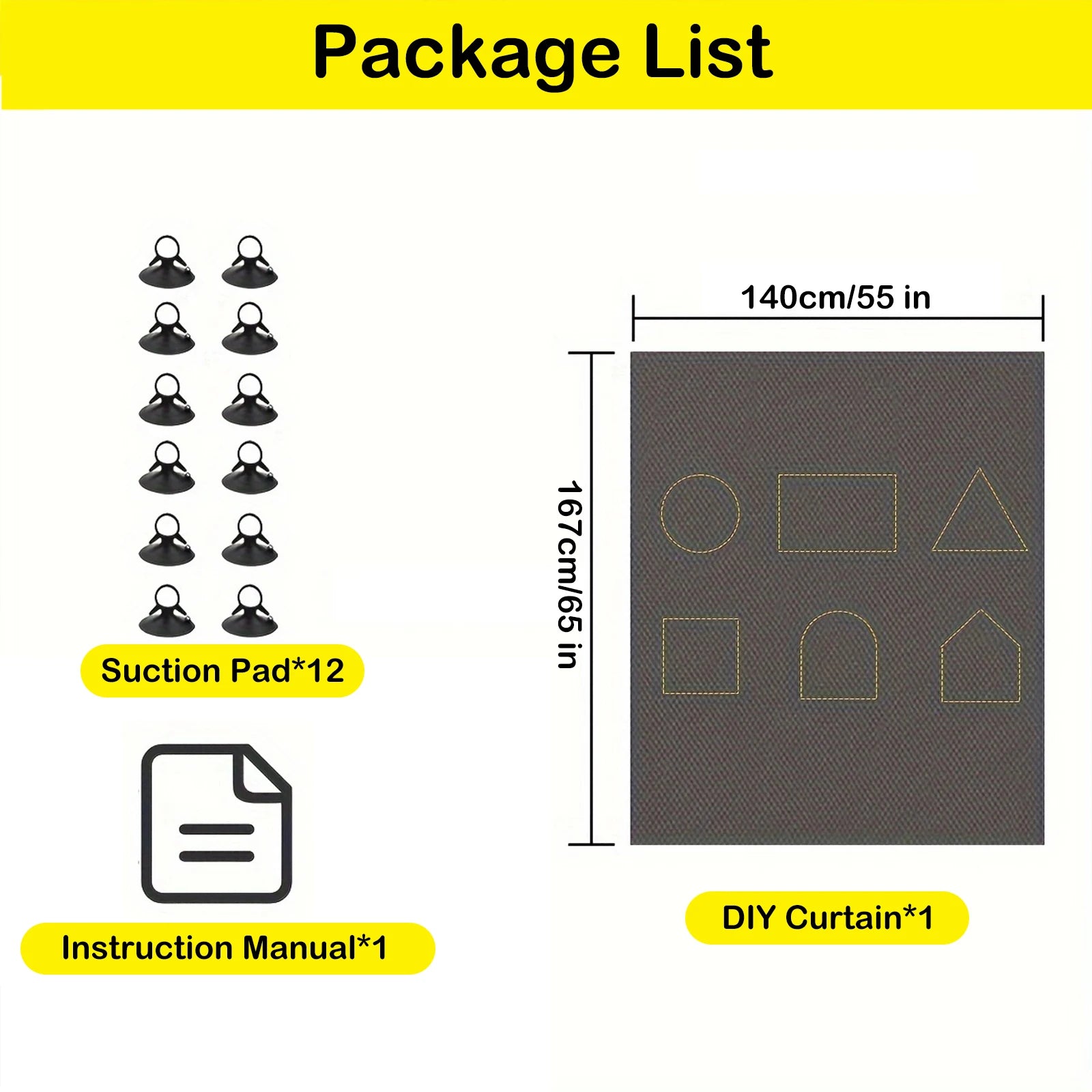 DarkOut™ Portable 100% Blackout Curtain — Suction Cup, UV Blocking, No Drill