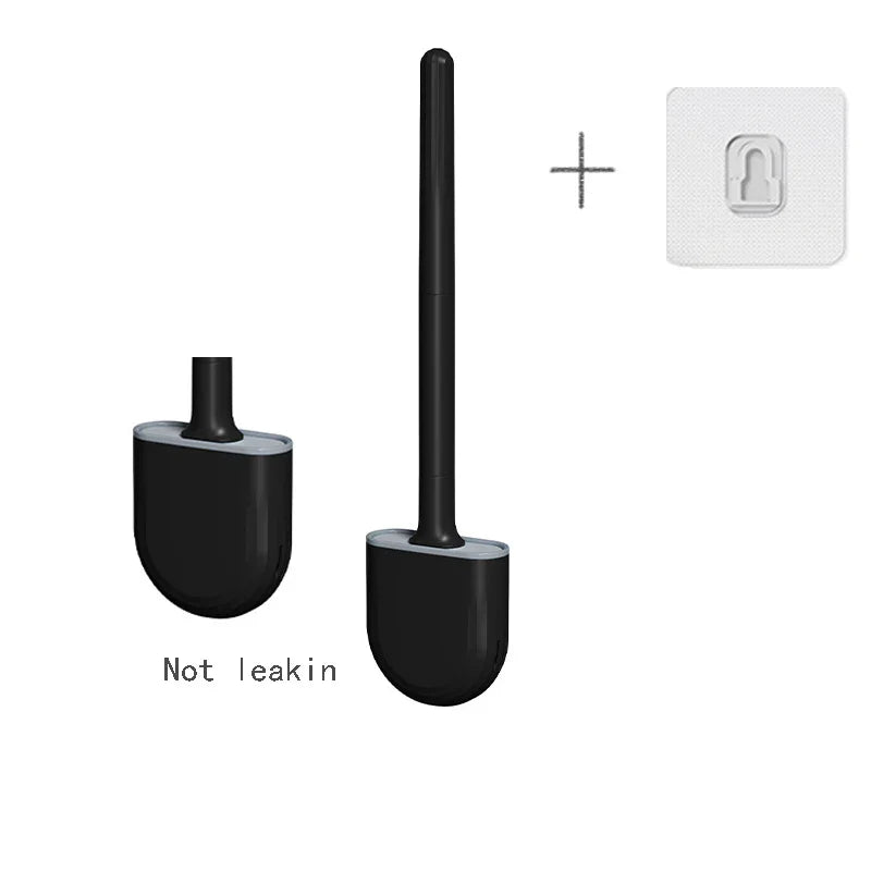 Wall-Mounted Toilet Brush & Holder