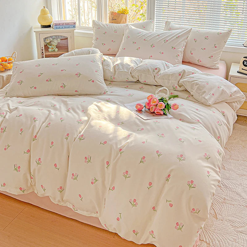 Floral Printed Bedding Set