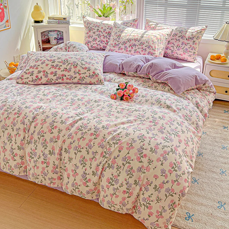Floral Printed Bedding Set