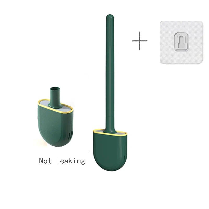 Wall-Mounted Toilet Brush & Holder
