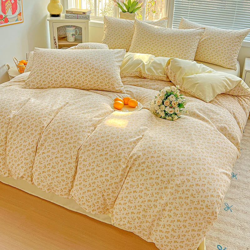Floral Printed Bedding Set
