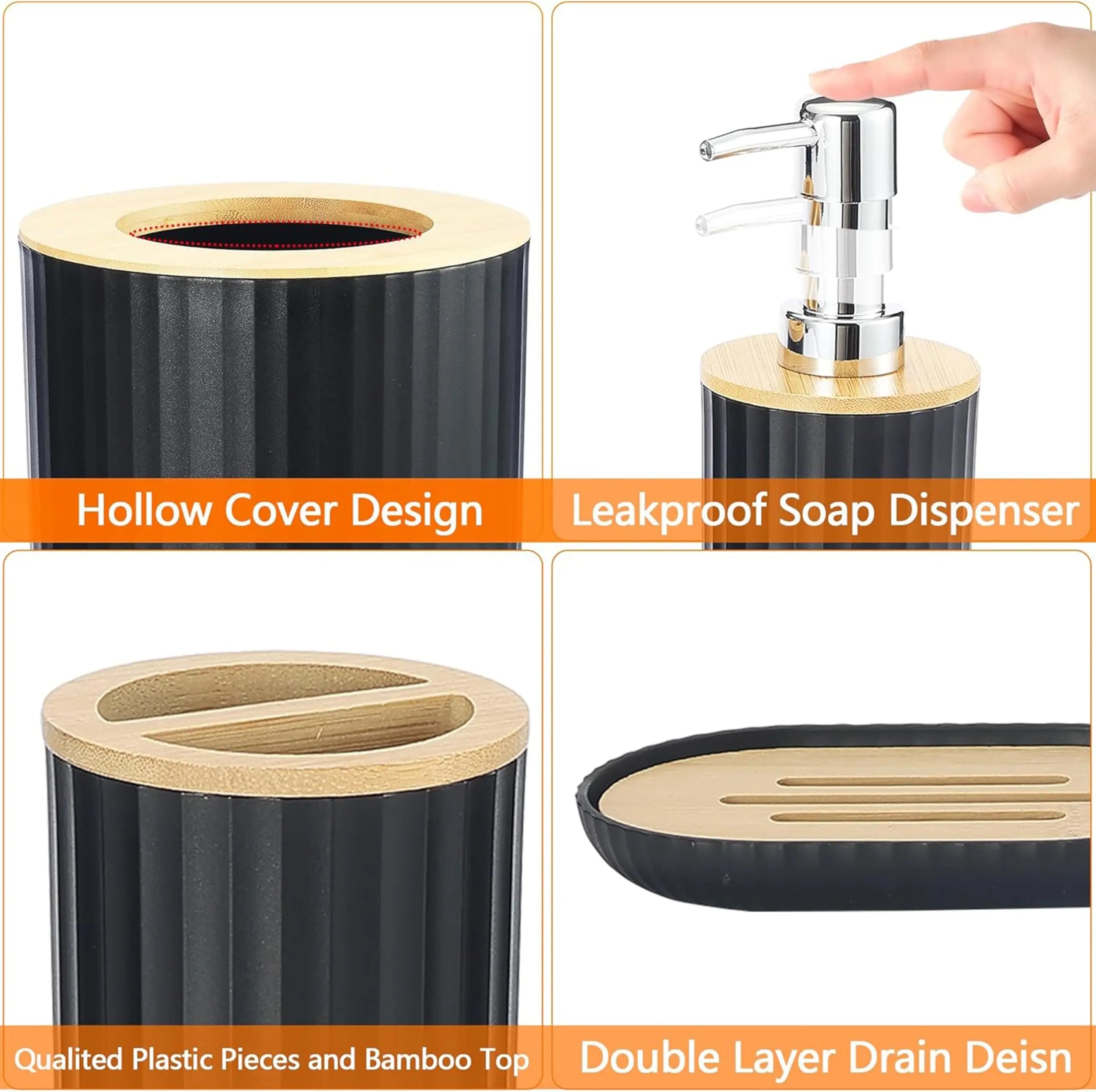 Modern Bathroom Accessories Set