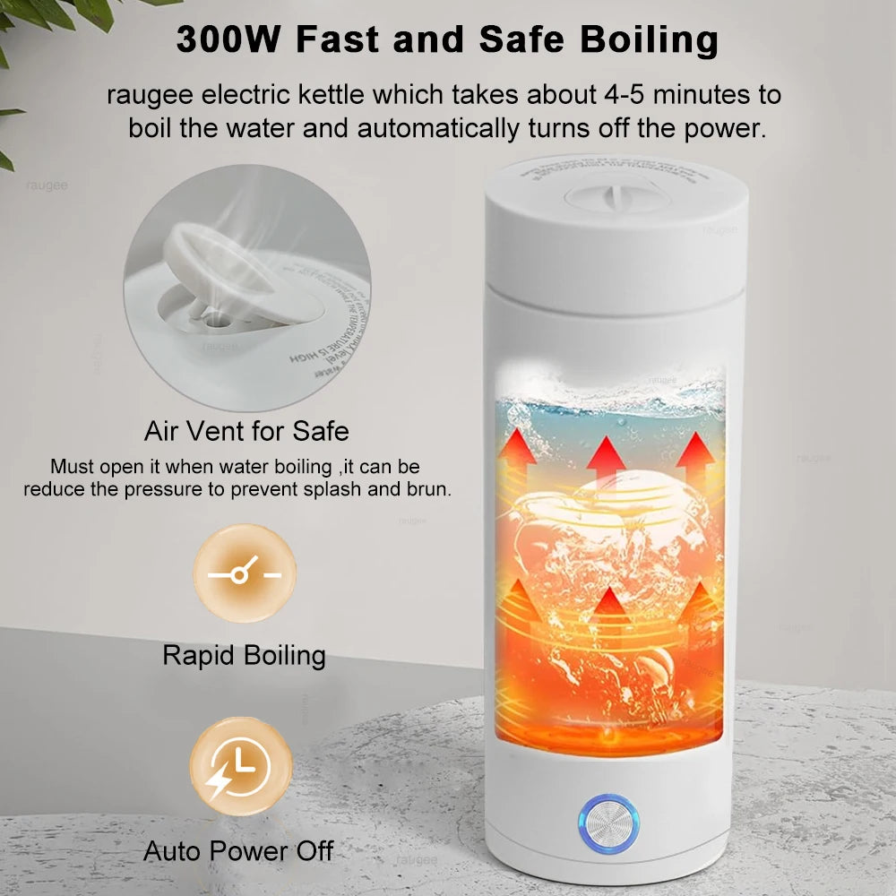 BrewMini™ Portable Travel Electric Kettle — 304 Stainless Steel Fast Boil