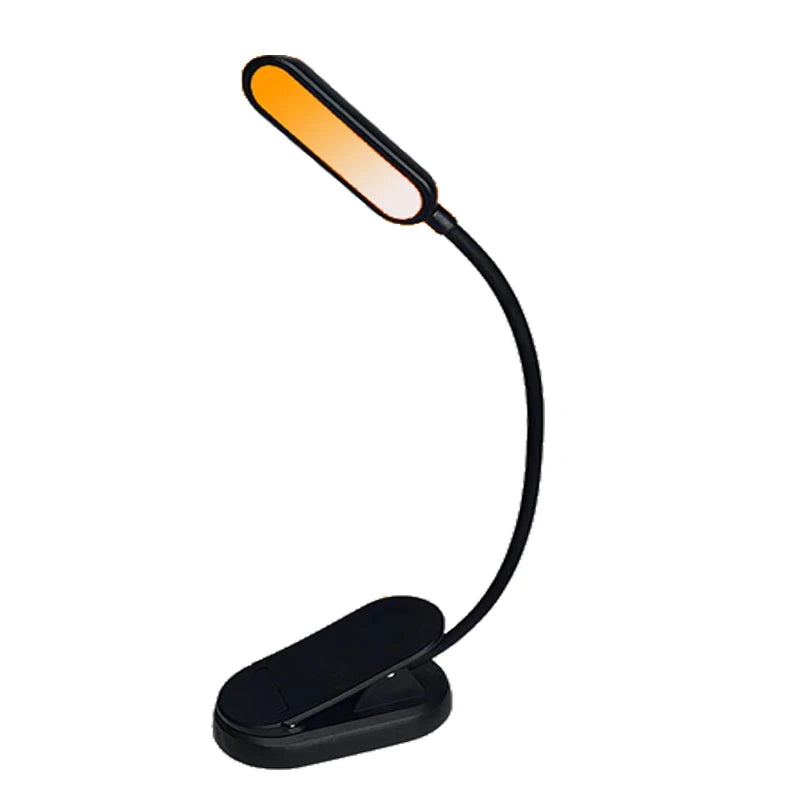 NightRead™ Amber Clip-On Book Light — Blue Light Free, USB-C Rechargeable, Sleep-Safe