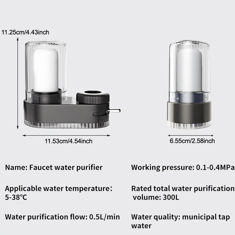 Hydraclean™ Faucet Water Purifier