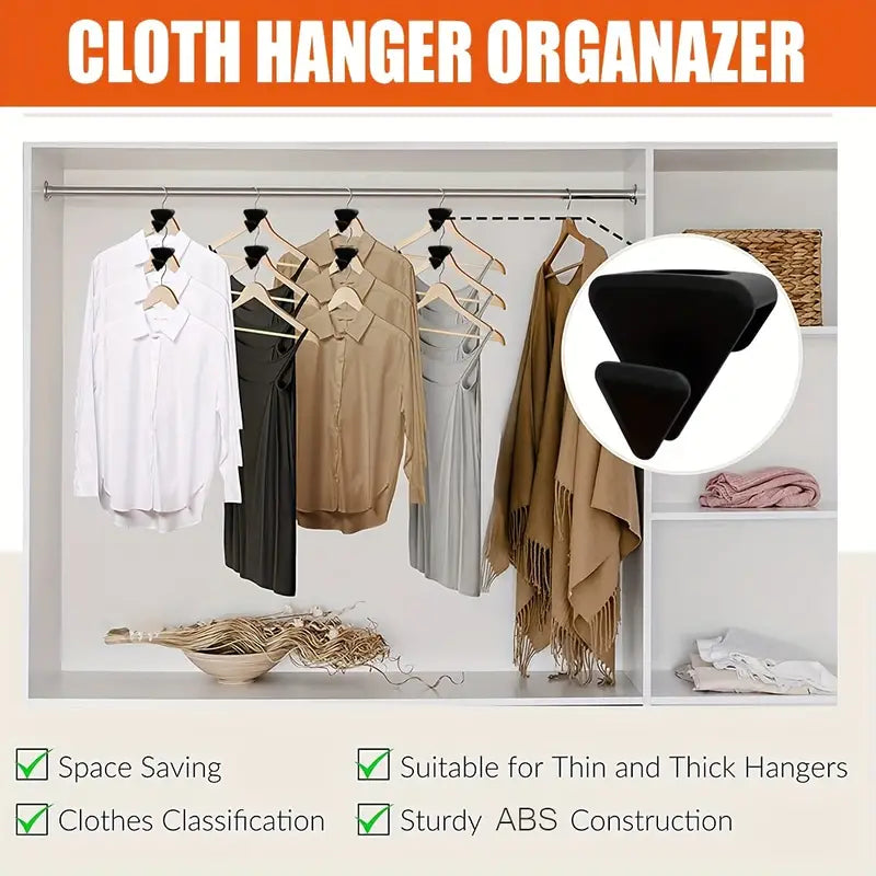 Closet Hanger Connecting Hooks