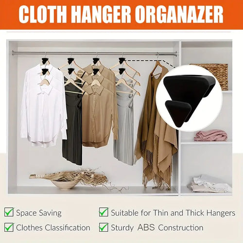 Closet Hanger Connecting Hooks