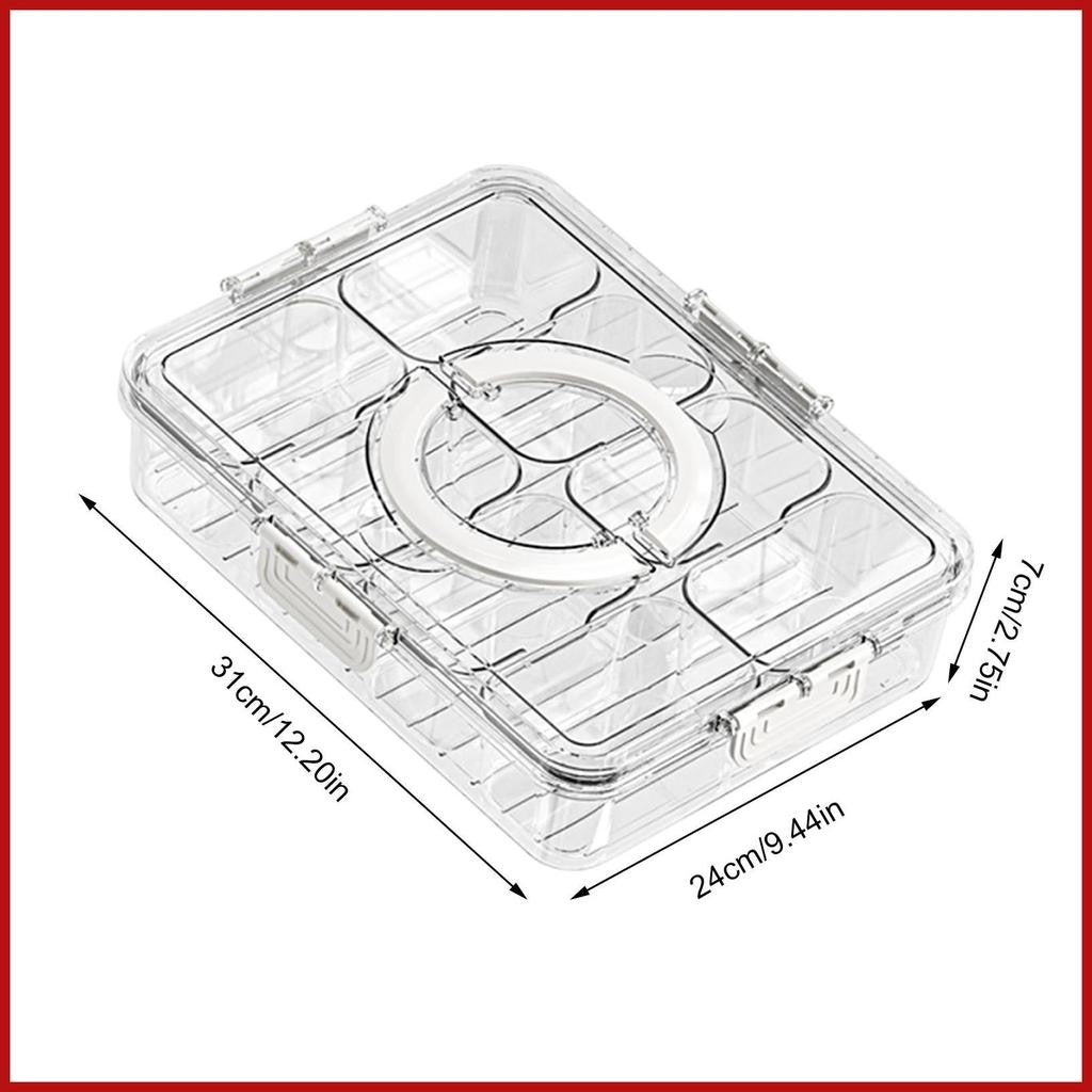 SnackSpin™ 8-Grid Divided Serving Tray