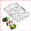 SnackSpin™ 8-Grid Divided Serving Tray