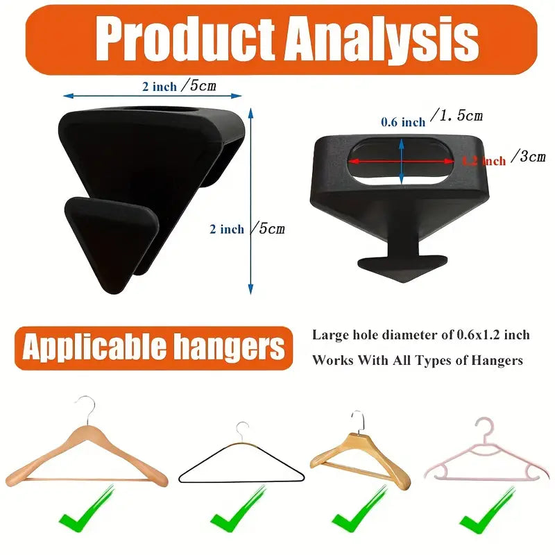 Closet Hanger Connecting Hooks