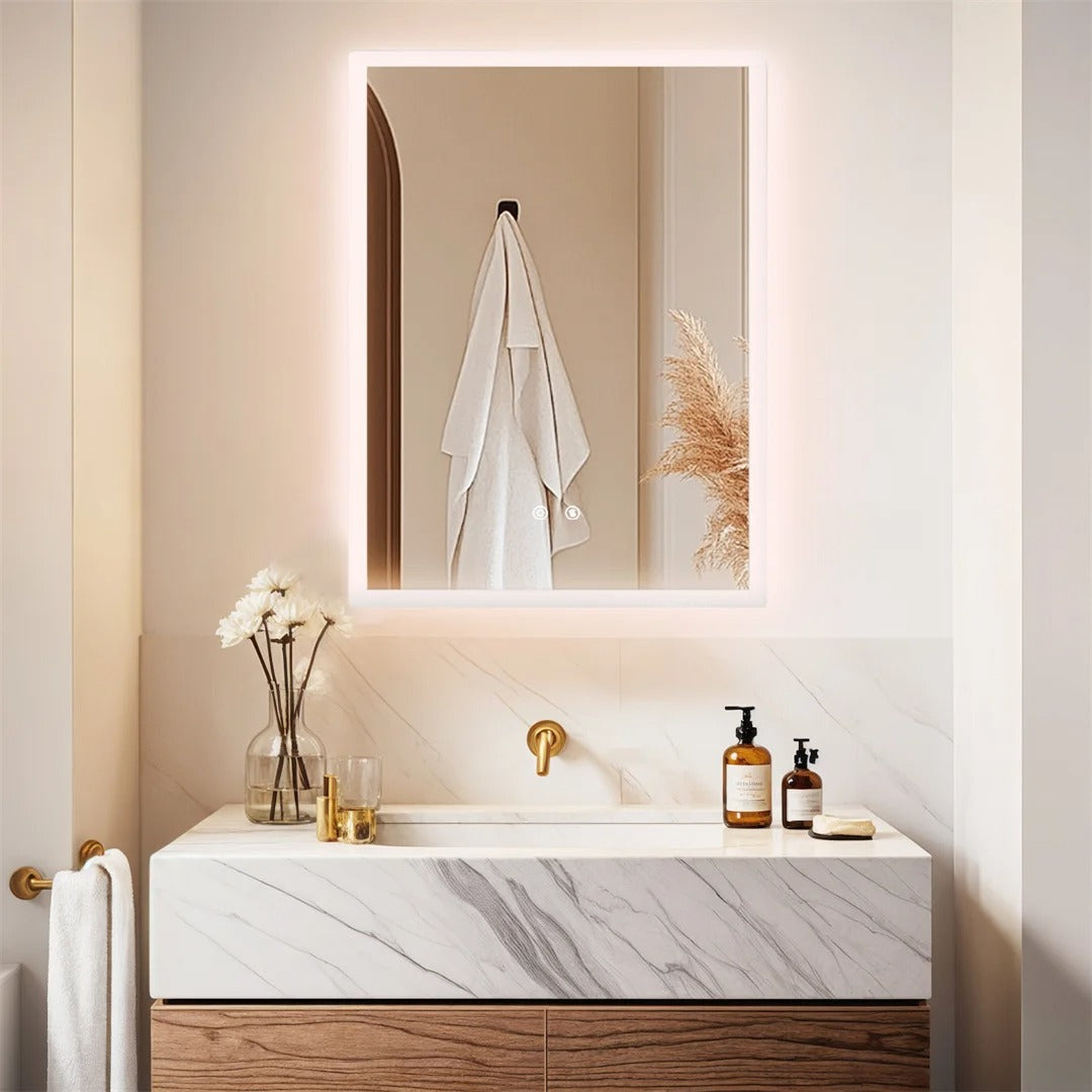 Backlit LED Rectangle Vanity Mirror