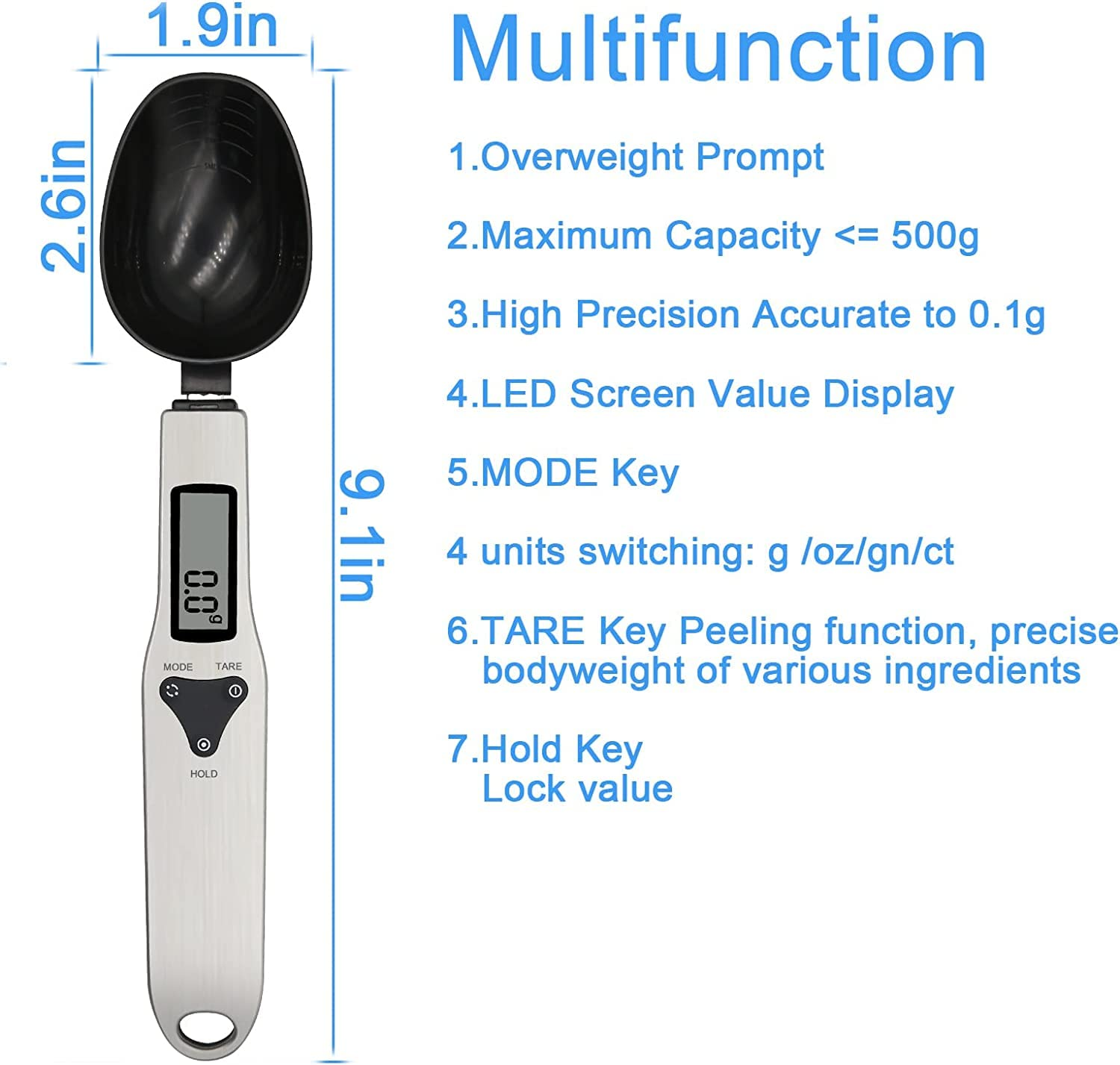 Digital Measuring Spoon Kitchen Scale