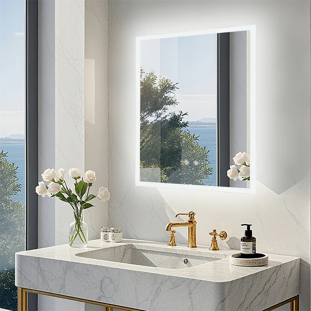 Backlit LED Rectangle Vanity Mirror