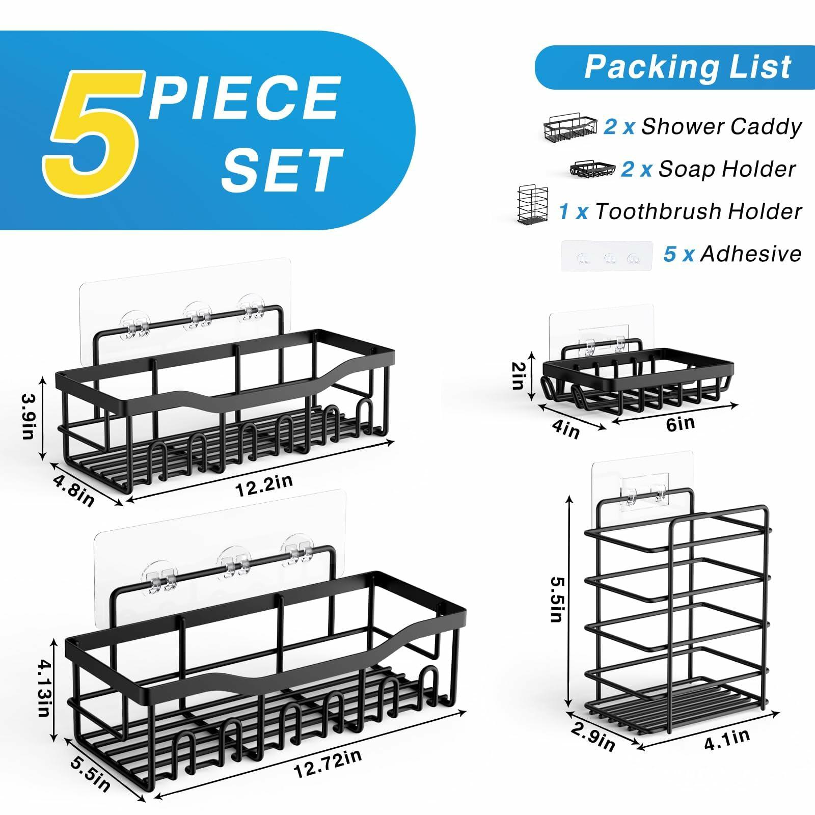 Adhesive Shower Caddy Organizer