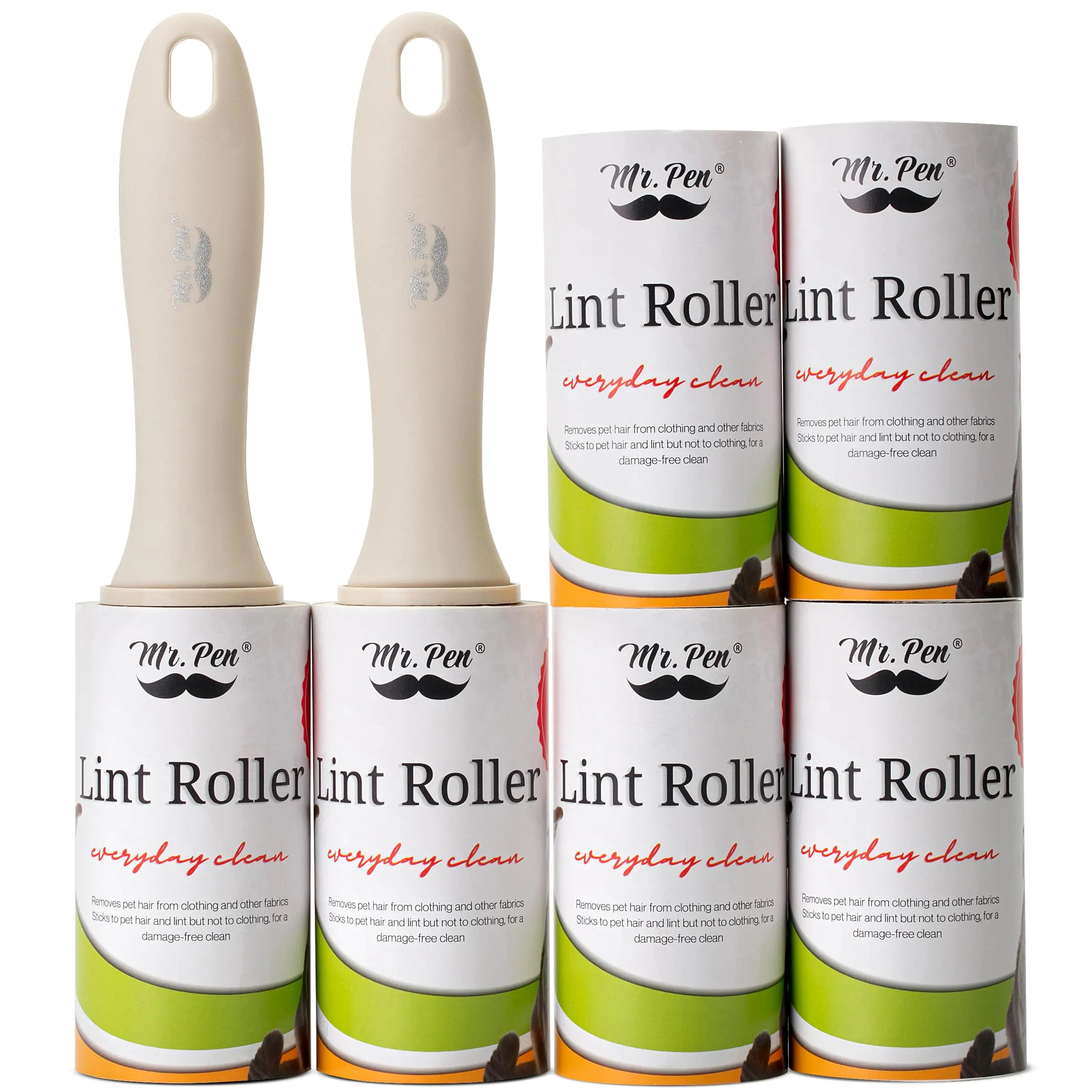 Lint Roller with Extended Handle