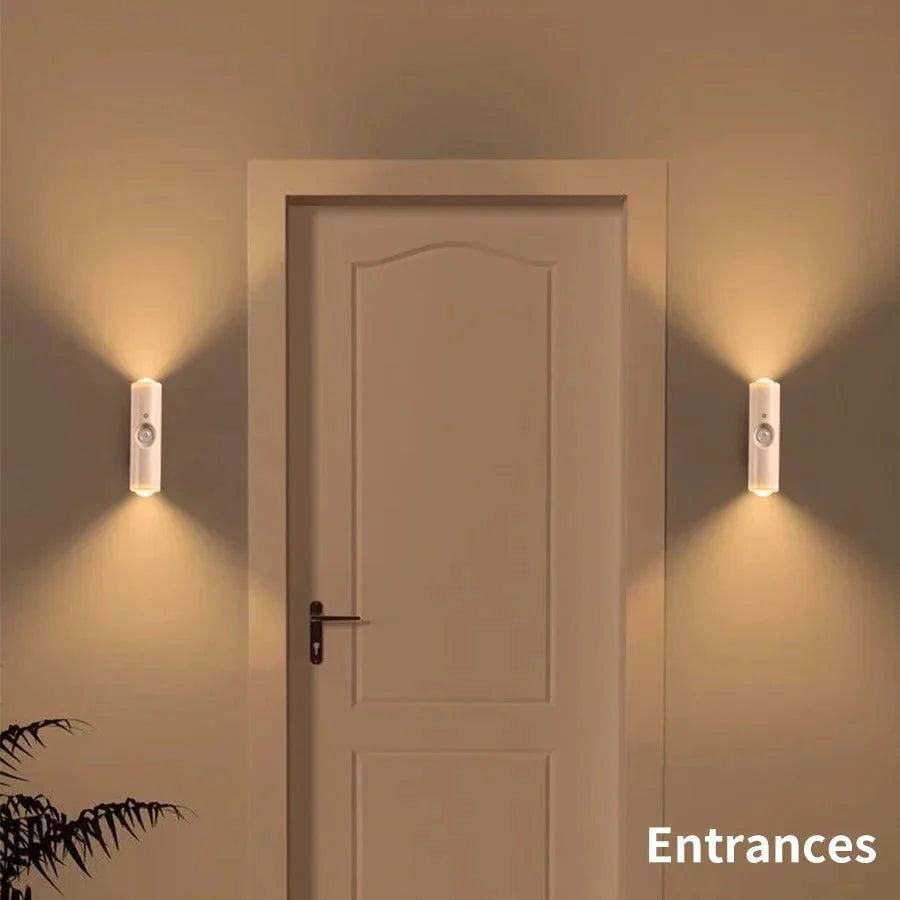 MoodGlow™ RGB Magnetic Wall Light — Motion Sensor, Rechargeable, Dimmable